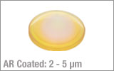 CaF<sub>2</sub>, -E1 Coated Plano-Convex